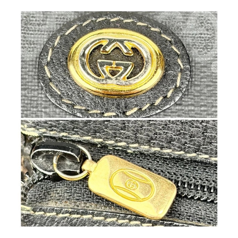 Gucci Black Clutch with Green and Red Accents - Picture 9 of 10
